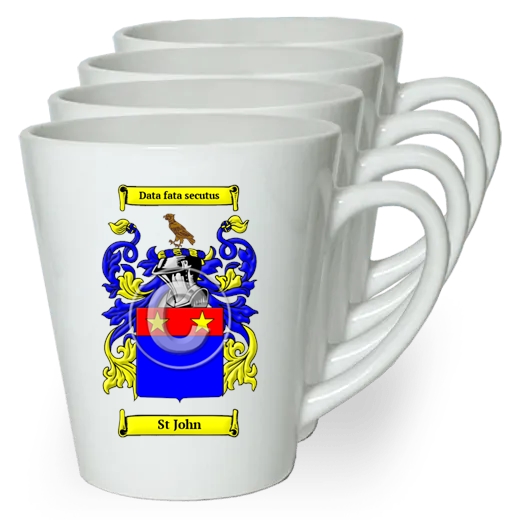 St John Set of 4 Latte Mugs